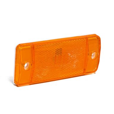 Side Marker Light Lens | Front Amber | 1970-77 Ford Bronco