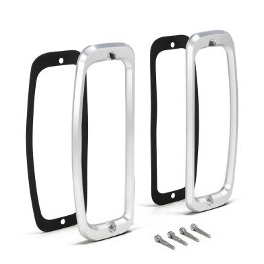 Billet Tail Light Bezels | Pair | 1966-77 Bronco, 1964-66 Ford Truck