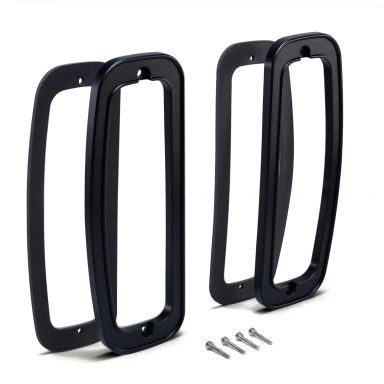 Premium Black Billet Tail Light Bezels | Pair | 1966-77 Bronco, 1964-66 Ford Truck