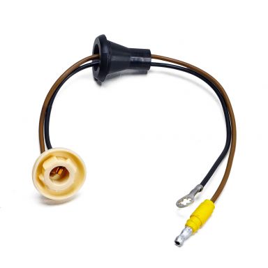 Side Marker Light Socket & Wire Harness | OE Type, Rear | 1970-77 Ford Bronco