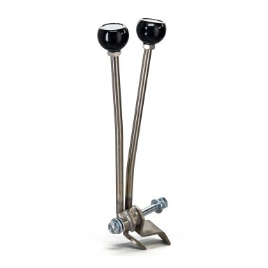 Dana 20 Twin Stick Transfer Case Shifter | Stock T Shift | 1966-72 Ford Bronco