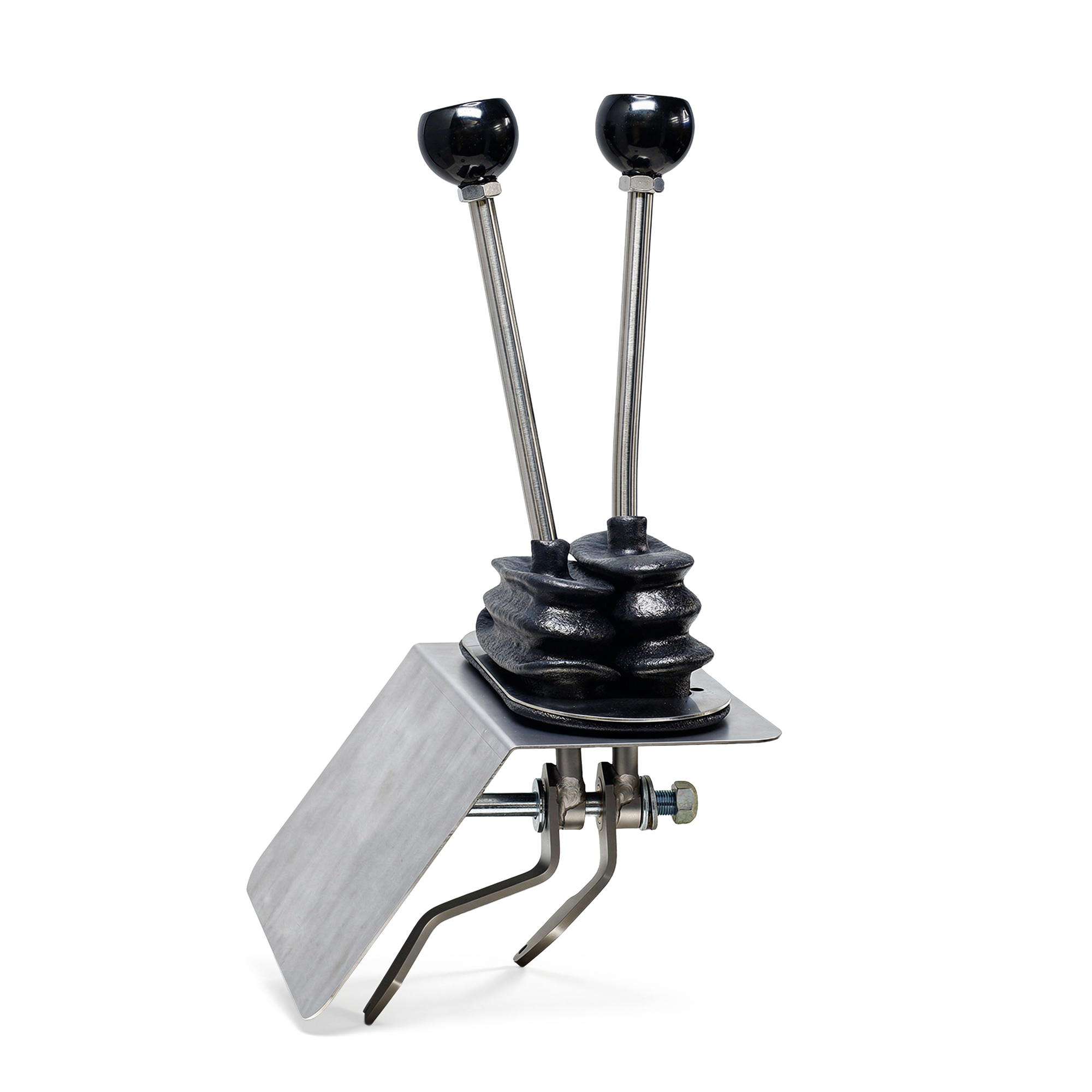 Dana 20 Twin Stick Transfer Case Shifter Kit | Stock T Shift | 1966-72 Ford Bronco