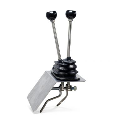 Dana 20 Twin Stick Transfer Case Shifter Kit | Stock T Shift | 1966-72 Ford Bronco
