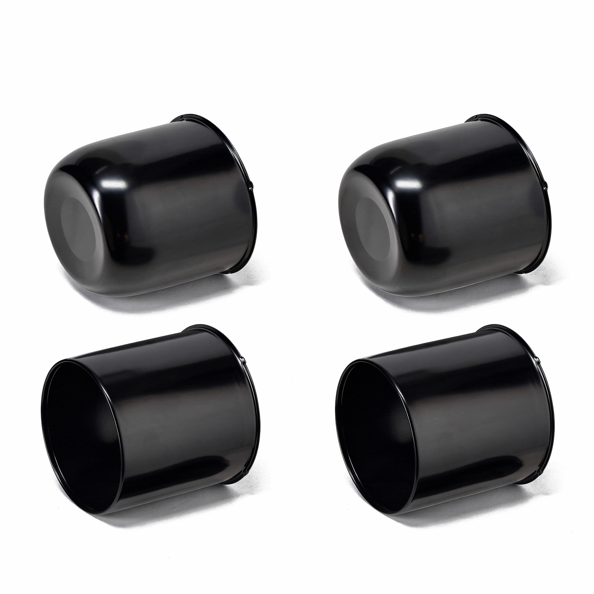 u101black 04 black wheel install kit wheel caps splined lug nuts 1966 79 bronco 1964 79 f150