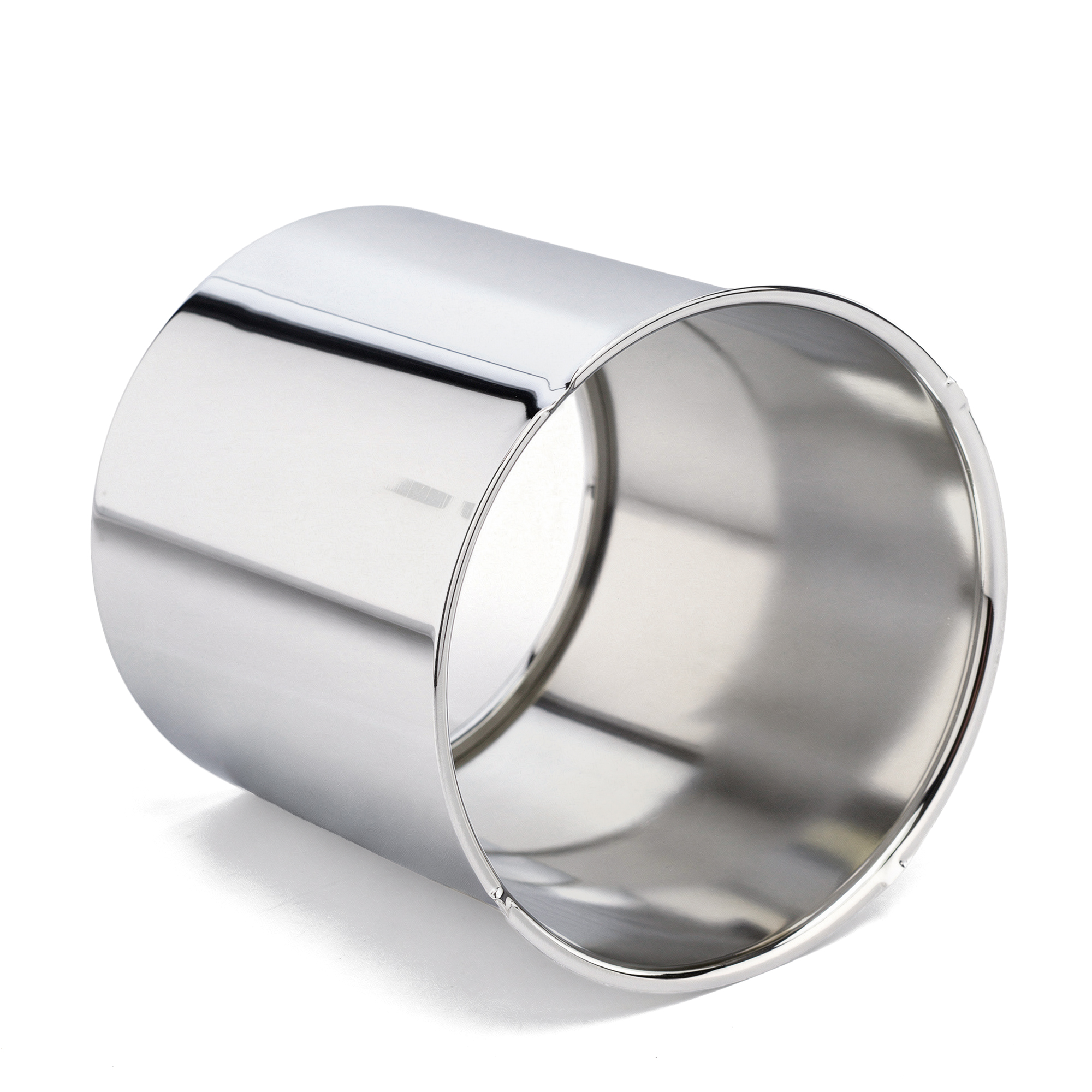 u103 04 chrome front wheel center cap open 4 25 inch diameter