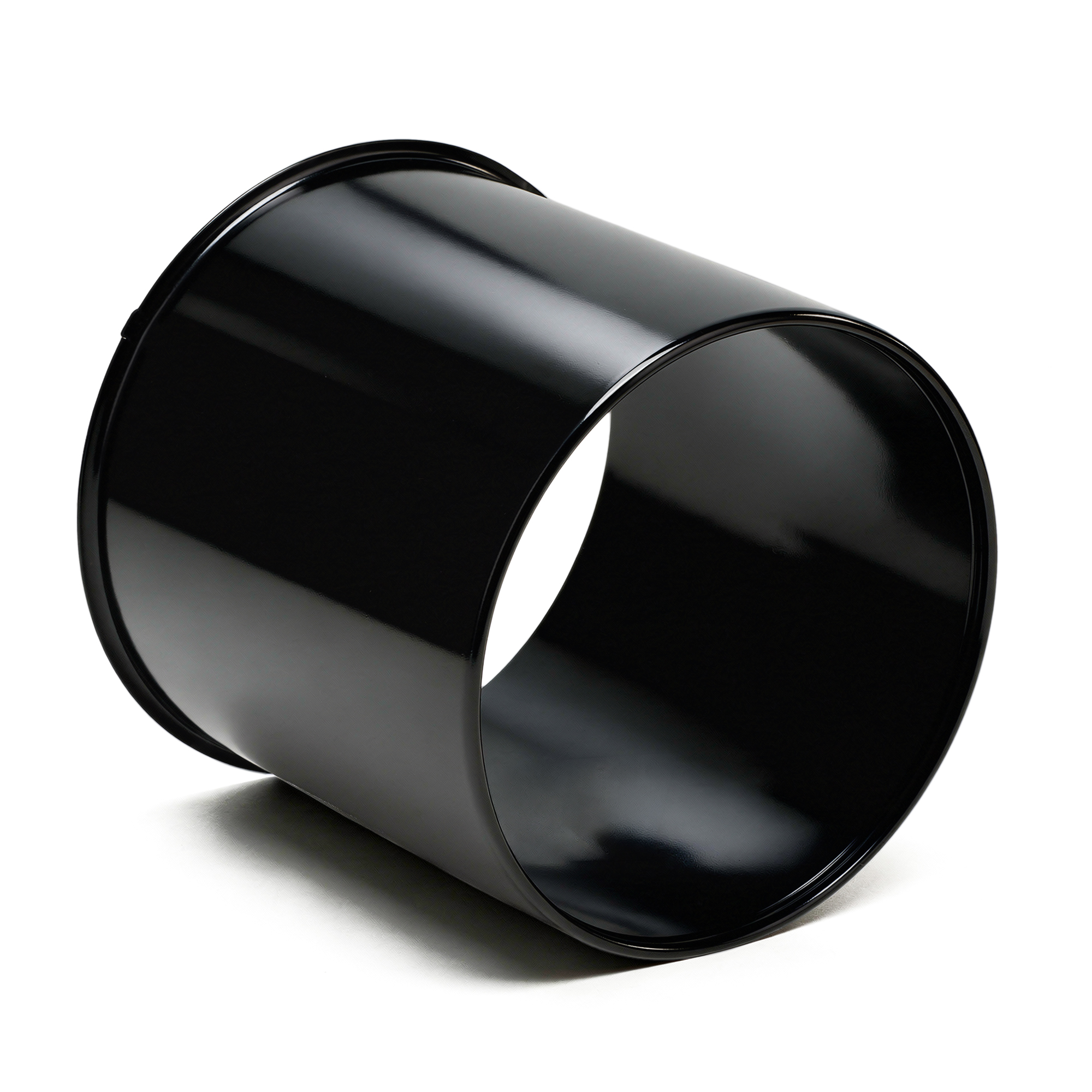 Black Front Wheel Center Cap | Open | 4.25 inch Diameter