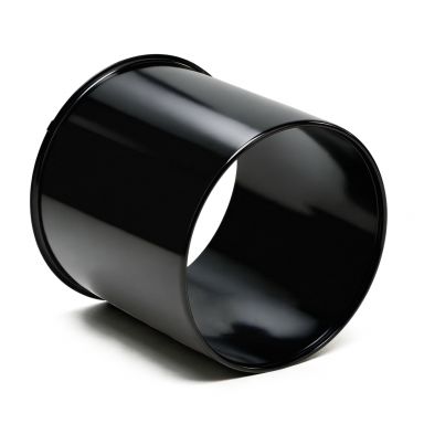 Black Front Wheel Center Cap | Open | 4.25 inch Diameter