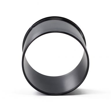 Black Front Wheel Center Cap | Open | 4.25 inch Diameter