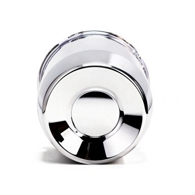 Chrome Rear Wheel Center Cap | Closed | 4.25 inch Diameter
