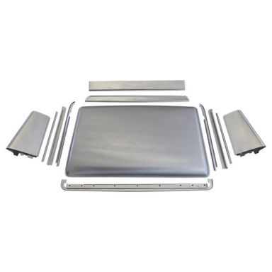 Early Bronco Half Cab Top with Driprail, Steel, Unwelded