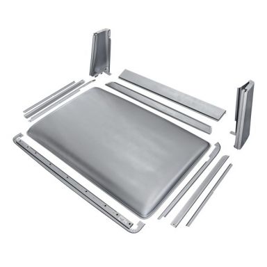 Early Bronco Half Cab Top with Driprail, Steel, Unwelded