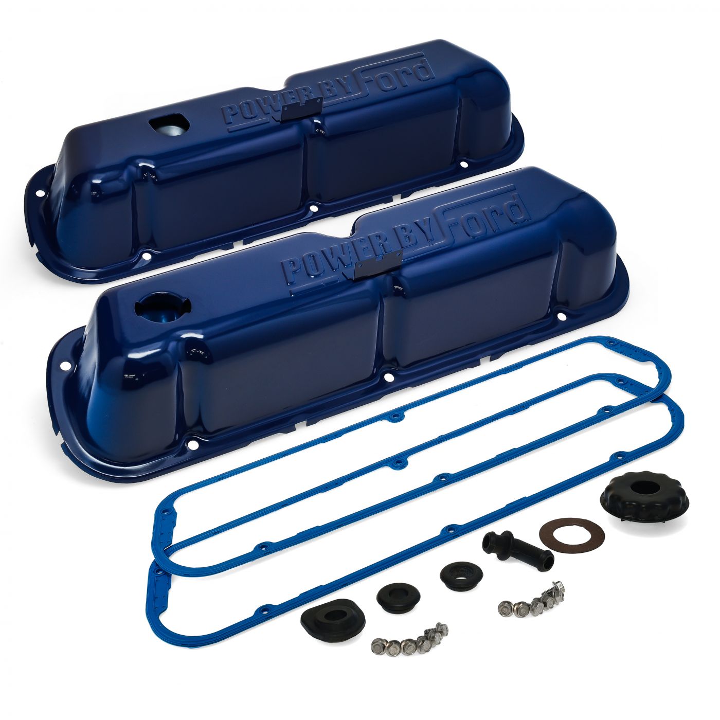 Blue Power by Ford Valve Covers Kit - '66- '79 Bronco SBF