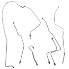 Early Bronco Stainless Brake Hard Lines
