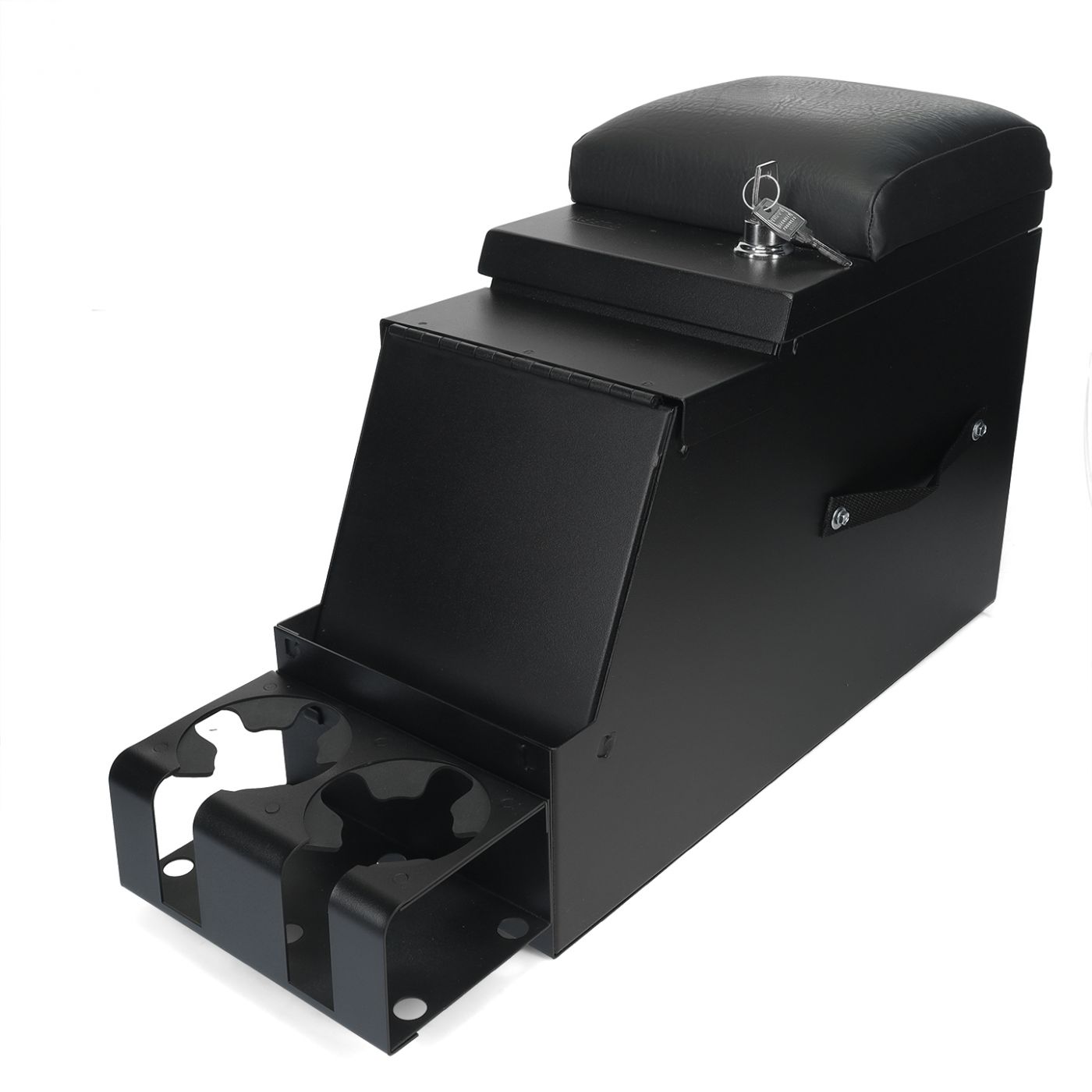 Tuffy Stereo Security Center Console - 8-inch Wide, Black TS013-01