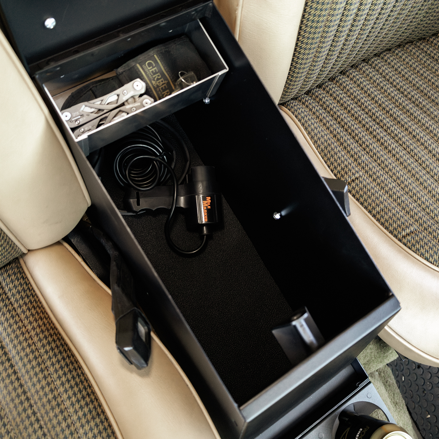 Tuffy 8-inch Wide Security Center Console - Black - TS012-01