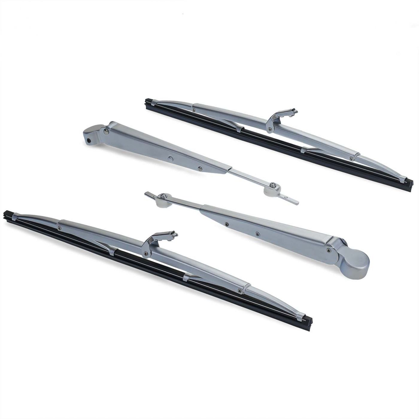 Early Bronco Windshield Wiper Blades & Arms - Flip-Forward