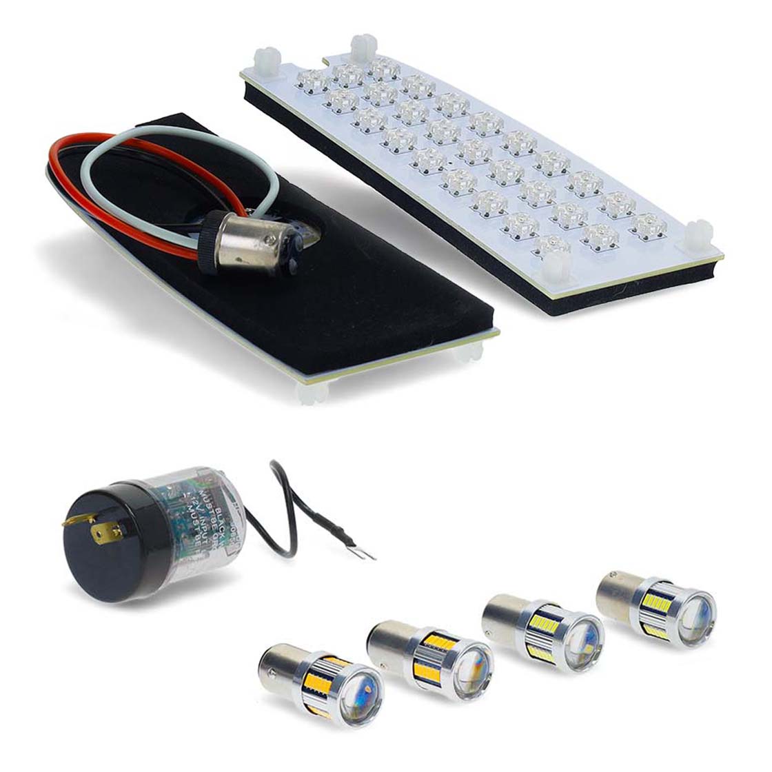 Premium Exterior LED Light Kit with Tail Light Boards, 67-69 Ford