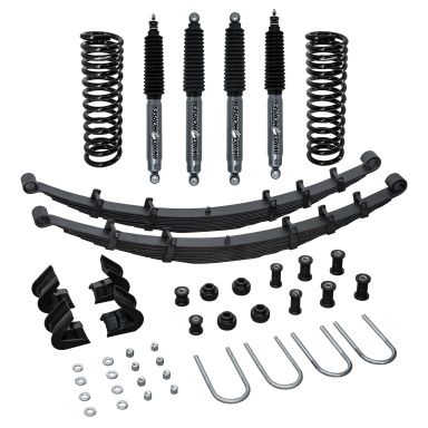 Stock Height Suspension w/Wild Horses Nitro Shocks, 66-77 Ford Bronco