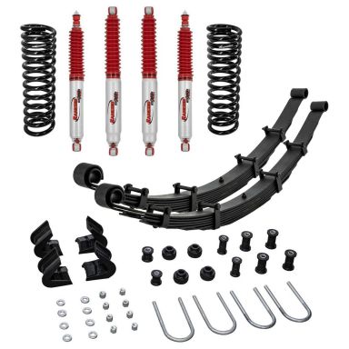 Early Bronco 2.5-inch Suspension Lift w/Rancho 9000XL Shocks - System 3