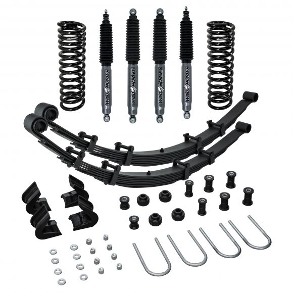 Early Bronco 1.5-inch Suspension Lift w/WH Nitro All Terrain Shocks - System 3