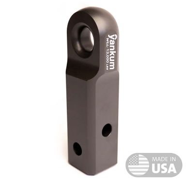 Yankum Ropes 2-inch Hitch Receiver Recovery Point - 6061 Billet Aluminum