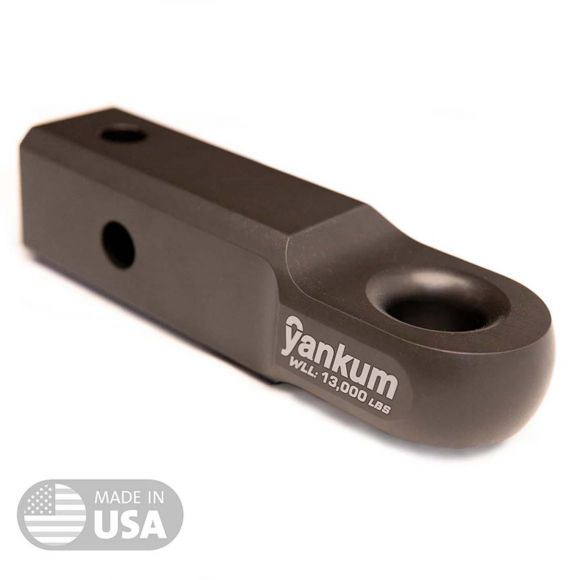 Yankum Ropes 2-inch Hitch Receiver Recovery Point - 6061 Billet Aluminum