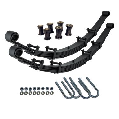 Early Bronco 1.5-inch Rear Leaf Springs w/Bushings & U-Bolts