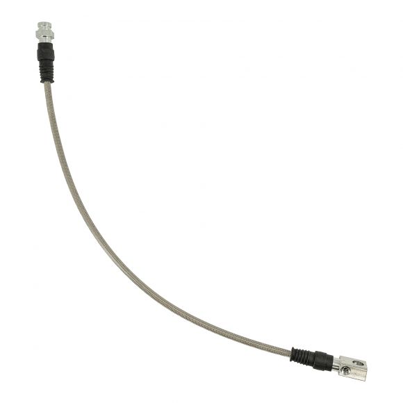 Extended Rear Center Brake Hose for Lift | Braided Stainless | 66-77 Bronco
