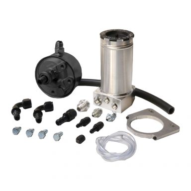 High Volume Dual Return Power Steering Pump System | No Pulley