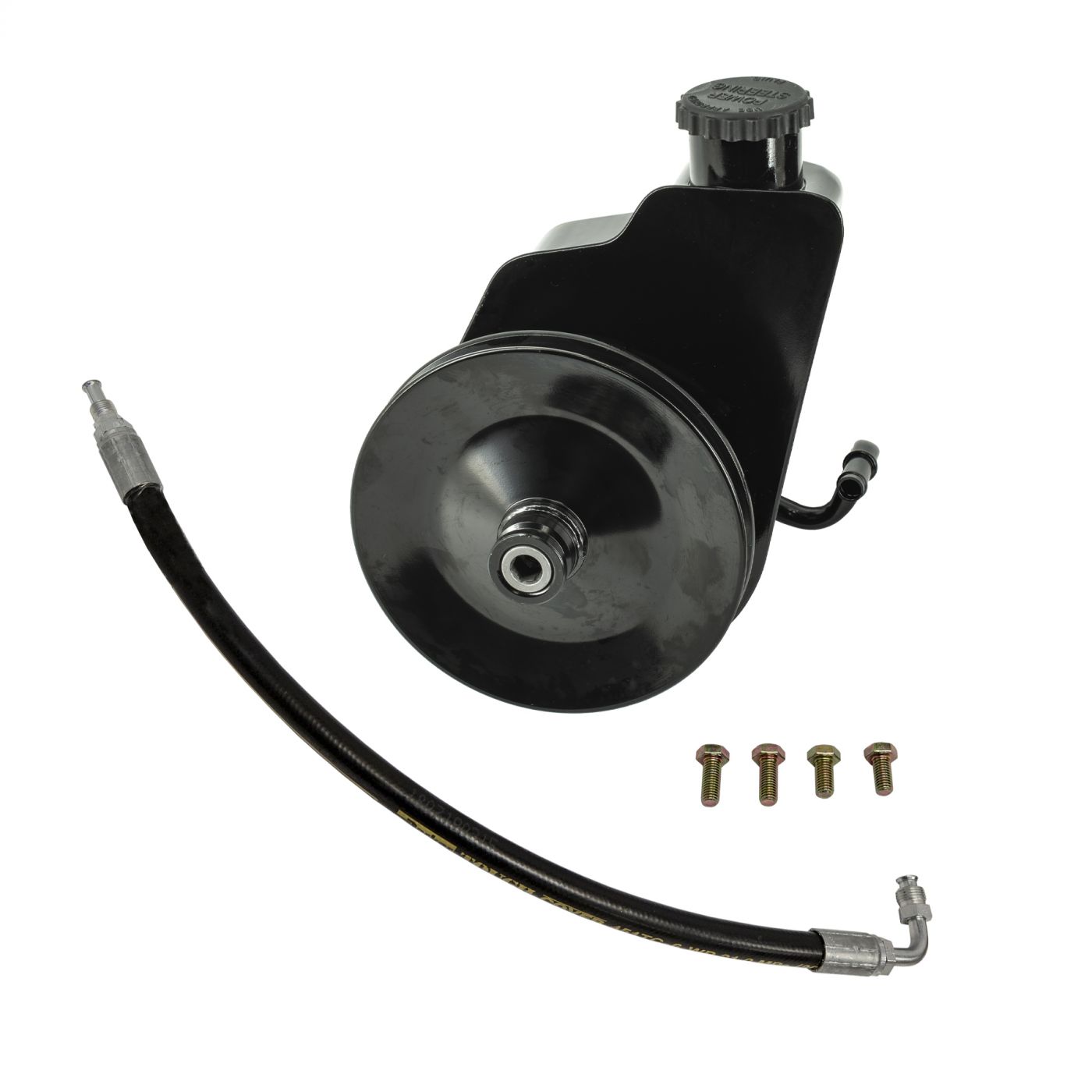 Power Steering Pump + Hose | Serp/V-Belt, Single Return | Ford F-Series Box, image size:1400x1400