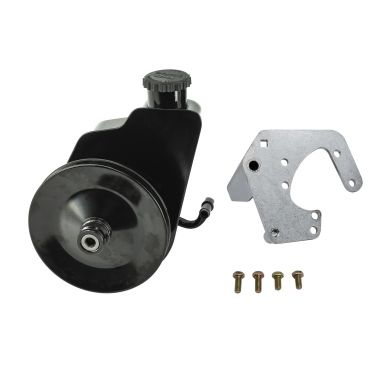 Power Steering Pump Swap Kit, Upgrade Stock V-Belt, 73-77 Ford Bronco