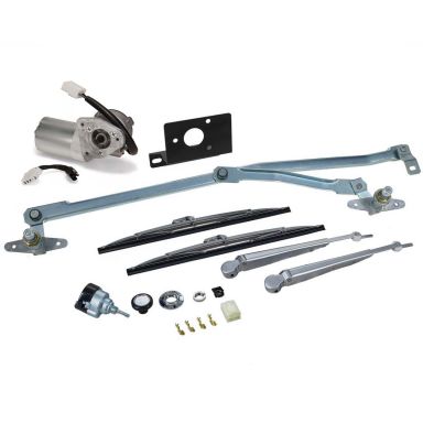 Windshield Wiper Motor + Linkage & Drop Bracket | 69-77 Ford Bronco