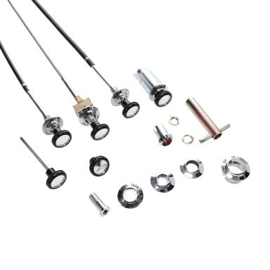 Dash Control Knobs + Bezels Renew Kit | OE-Type | 74-77 Ford Bronco