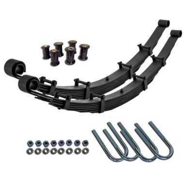 Early Bronco 2.5-inch Rear Leaf Springs Kit w/Bushings & U-Bolts