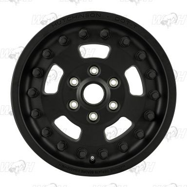 Hutchinson Rock Monster Beadlock Wheel - 17x8.5, Black, 21-25 Ford Bronco