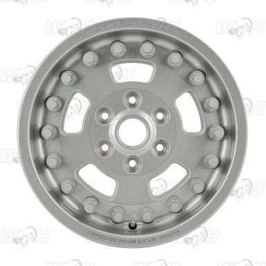 Hutchinson Rock Monster Beadlock Wheel - 17x8.5, Silver, 21-25 Ford Bronco