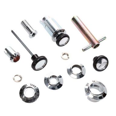 Dash Control Knobs + Bezels Renew Kit for Aftermarket A/C | 74-77 Ford Bronco