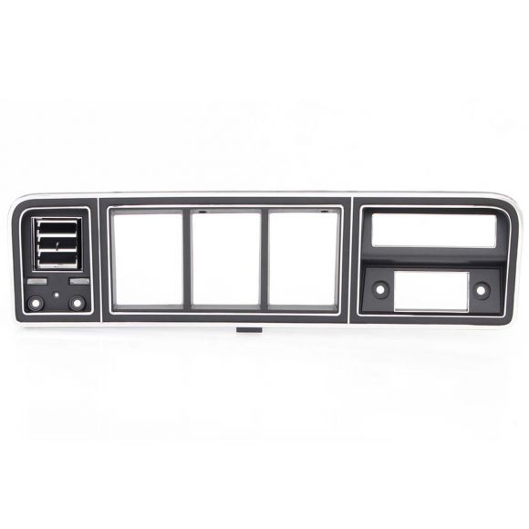 Instrument Gauge Cluster Bezel | Black, with AC | 78-79 Bronco, 73-79 Ford Truck