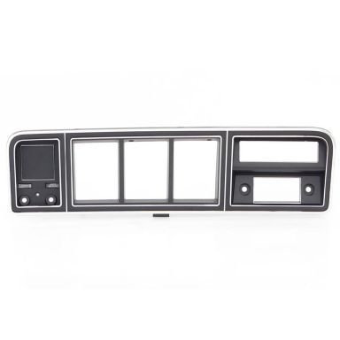 Instrument Gauge Cluster Bezel | Black, Non-AC | 78-79 Bronco, 73-79 Ford Truck