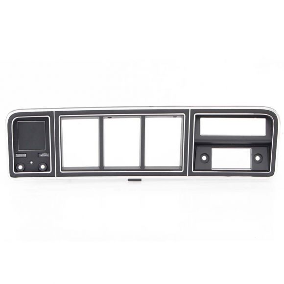Instrument Gauge Cluster Bezel | Black, Non-AC | 78-79 Bronco, 73-79 Ford Truck