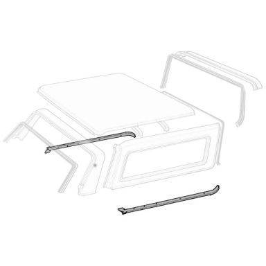Quarter Panel to Roof Seals | Pair | 78-79 Ford Bronco