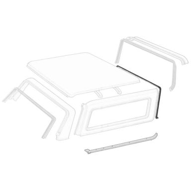 Hard Top Roof Front Seal | On Fiberglass Roof | 78-96 Bronco