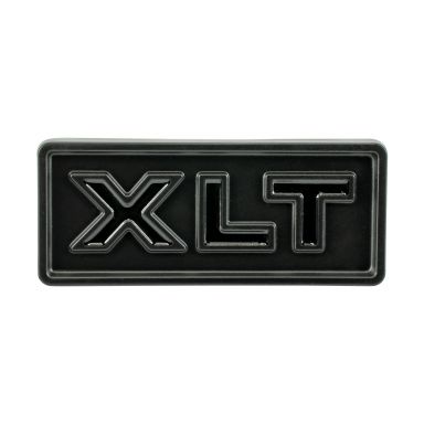 XLT Cowl Side Emblem | Satin Black | 78-79 Bronco, 77-79 Ford Truck