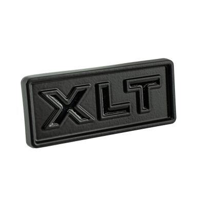 XLT Cowl Side Emblem | Satin Black | 78-79 Bronco, 77-79 Ford Truck