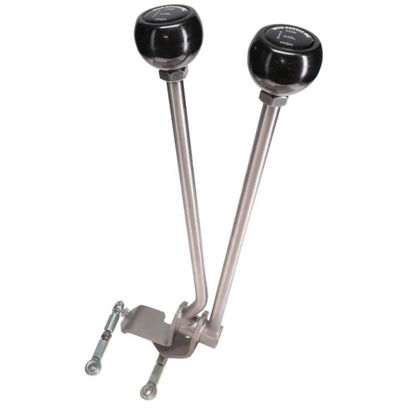 Dana 20 Twin Stick Transfer Case Shifter | NV3550, Ford ZF | 66-77 Ford Bronco