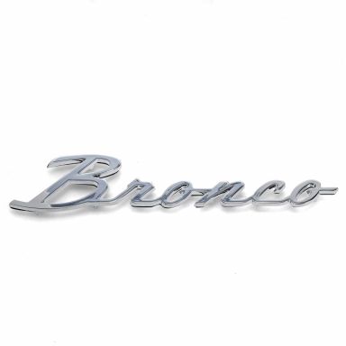 Bronco Script Fender Emblem | Chrome | 66-77 Ford Bronco