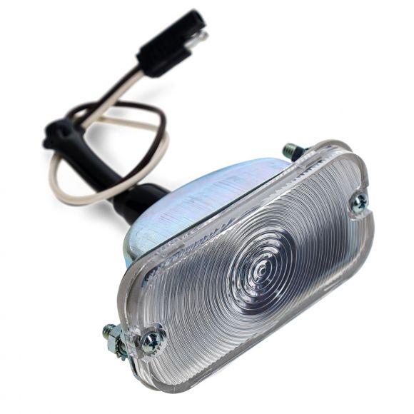 Front Turn Signal Assembly w/Clear Lens | 66-68 Ford Bronco