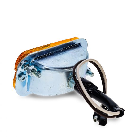 Front Turn Signal Assembly with Amber Lens | 1966-68 Ford Bronco