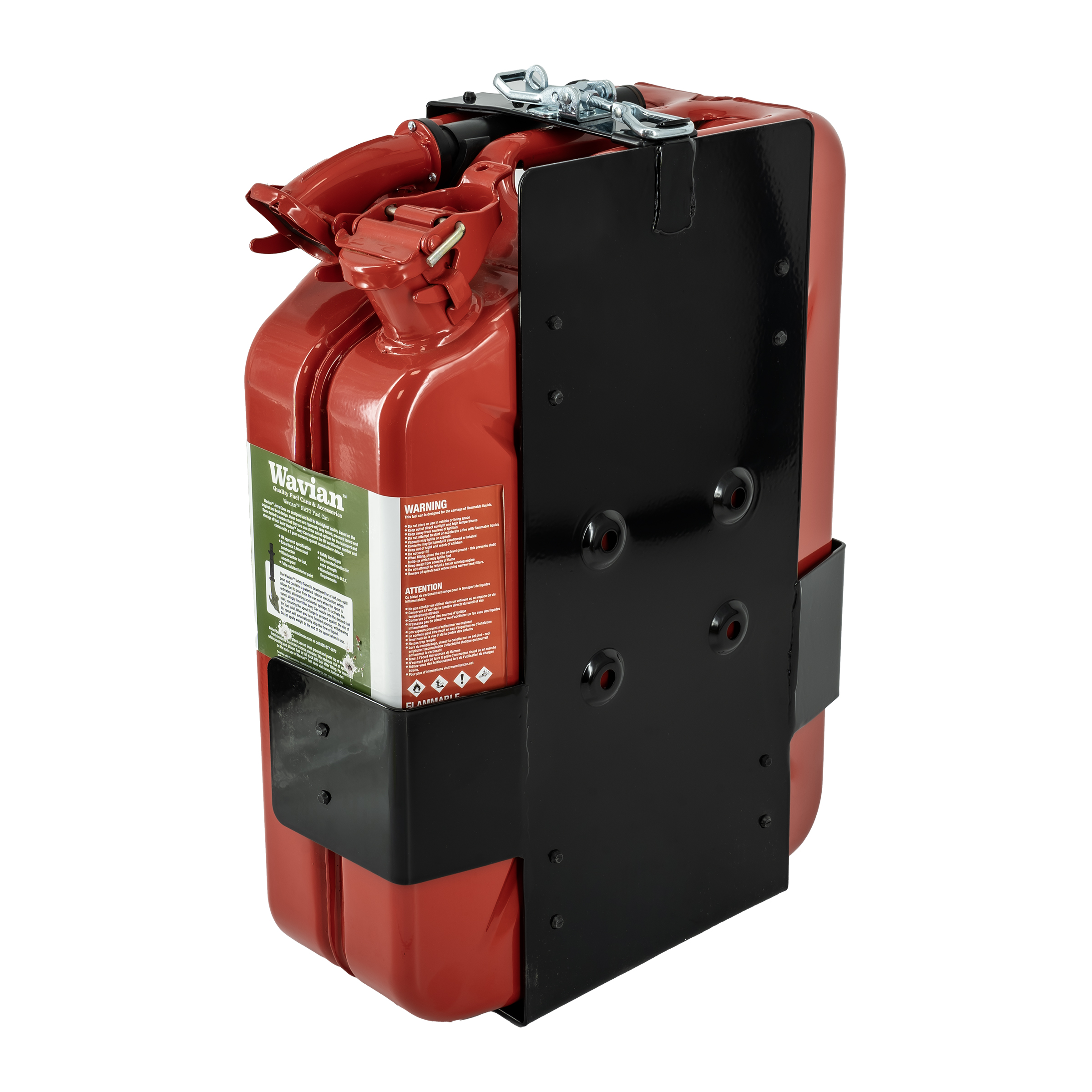 Front Loading Fuel Jerry Can Holder | 5-gallon (20L)