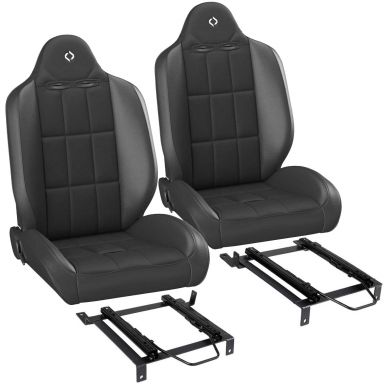 Corbeau Baja RS Reclining Front Seats & Brackets, 66-96 Ford Bronco